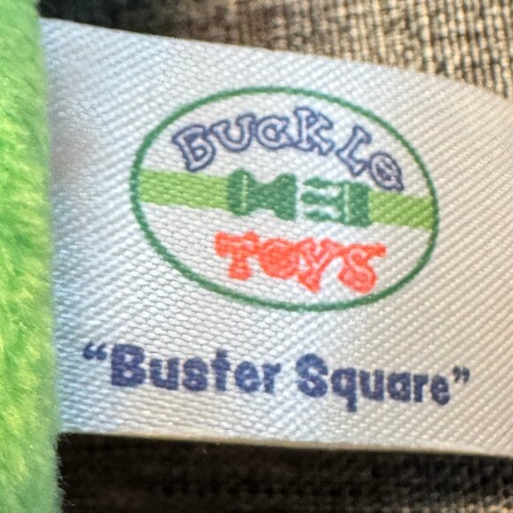 BUCKLE TOYS - "Buster Square" Soft square pillow w/ 6 kid-friendly buckles - Picture 8 of 8